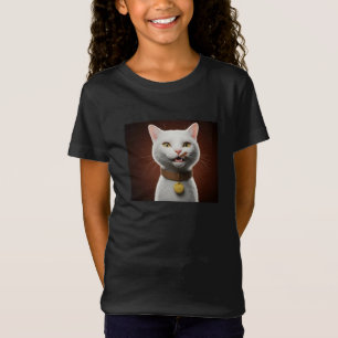 Mooie esthetische kat-illustratie T-shirt