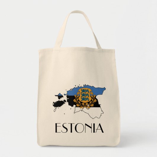 Mooie Estland boodschappentas! Tote Bag (Voorkant)