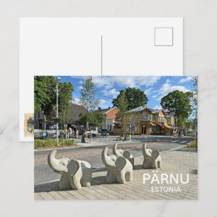 Mooie Estland Pärnu Ansichtkaart! Briefkaart