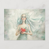 Mooie Etherale afbeelding en hart Briefkaart (Voorkant)