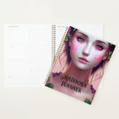 Mooie Etherische Betoverde Vrouw Fantasy Art Planner (Display)