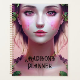 Mooie Etherische Betoverde Vrouw Fantasy Art Planner