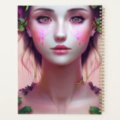 Mooie Etherische Betoverde Vrouw Fantasy Art Planner (Achterkant)