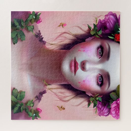 Mooie Etherische Vrouw Fantasy Art Legpuzzel (Horizontaal)