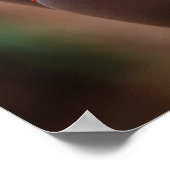 Mooie Ethiopische vrouw uit Omo Valley Poster (Hoek)