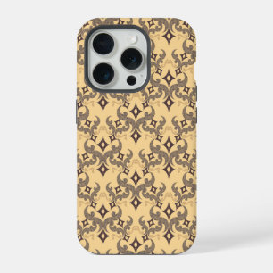 Mooie etnische Damascus-patroon pointillisme iPhone 15 Pro Case