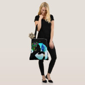 Mooie etnische vrouw over print Tas (Op model)