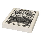 Mooie  ex libris aangepaste naam rubberstempel (Stempel)