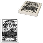 Mooie  ex libris aangepaste naam rubberstempel (Gestempeld)