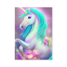 Mooie Exotische Digitale Kunst Eenhoorn Mooi Haar