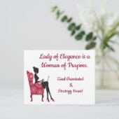 Mooie expressies briefkaart (Staand voorkant)