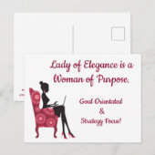 Mooie expressies briefkaart (Voorkant / Achterkant)