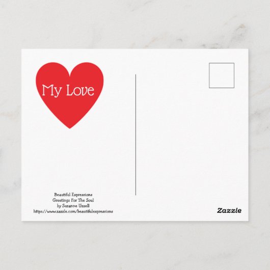 Mooie expressies - Briefkaart (Achterkant)