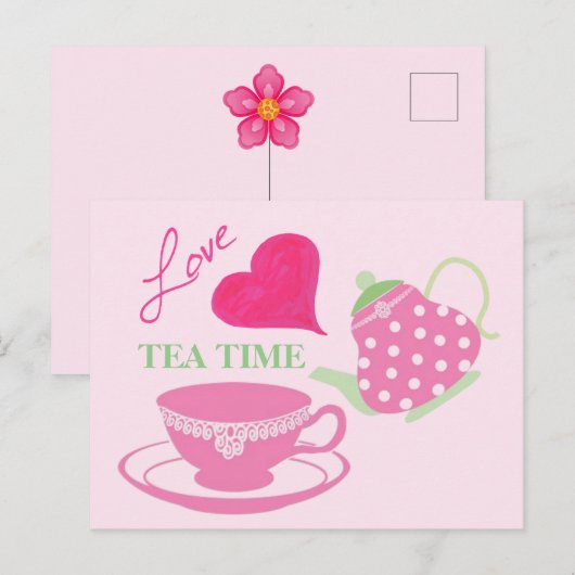 Mooie expressies briefkaart (Voorkant / Achterkant)