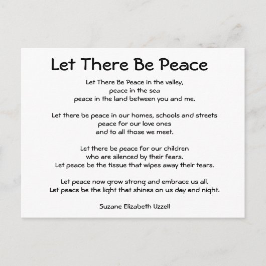 Mooie expressies briefkaart (Voorkant)