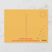 Mooie expressies briefkaart (Achterkant)