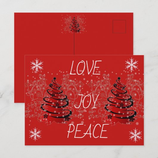 Mooie expressies briefkaart (Voorkant / Achterkant)