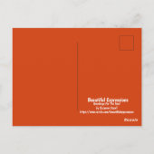 Mooie expressies - Briefkaart (Achterkant)