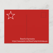 Mooie expressies briefkaart (Achterkant)