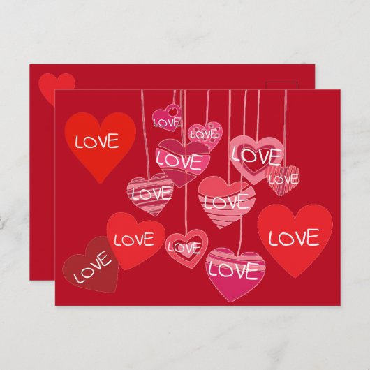 Mooie expressies briefkaart (Voorkant / Achterkant)