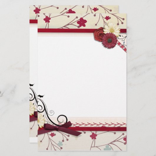 Mooie expressies - briefpapier (Voorkant / Achterkant)