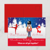 Mooie expressies-feestdag briefkaart (Voorkant / Achterkant)