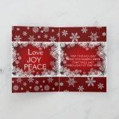 Mooie expressies feestdagen kaart (Binnen)