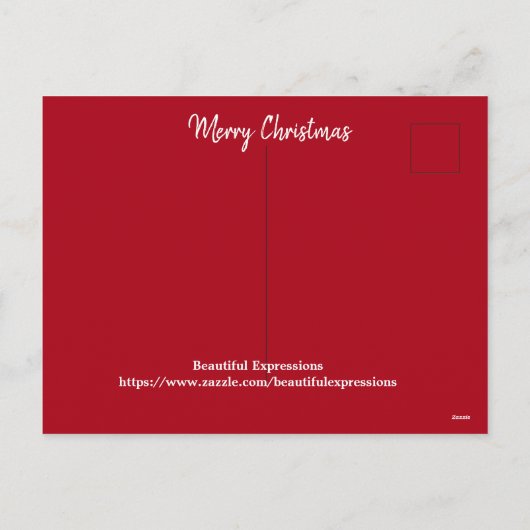 Mooie expressies - feestdagenkaart (Achterkant)