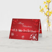 Mooie expressies - kerstfeestkaart kaart (Gele Bloem)