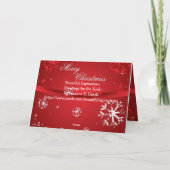 Mooie expressies - kerstfeestkaart kaart (Achterkant)