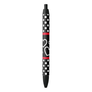 Mooie expressies zwarte inkt pen