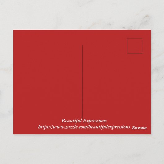 Mooie Expressions- Vakantie Briefkaart (Achterkant)