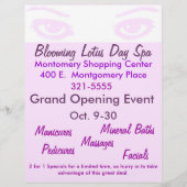 Mooie eyes-brochure flyer (Voorkant)