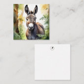 Mooie Ezel Briefkaart (Voorkant / Achterkant)