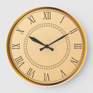 Mooie  Face Roman Numeral Wall Clock Grote Klok
