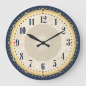 Mooie  Face Wall-klok Grote Klok (Voorkant)