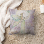 Mooie Faerie en Vlinder Kussen (Deken)