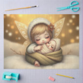 Mooie Fairy en Baby Fantasy Art Tissue Papier (Craft)