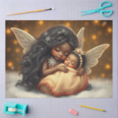 Mooie Fairy en Baby Fantasy Art Tissue Papier (Craft)