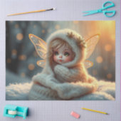 Mooie Fairy en Baby Fantasy Art Tissue Papier (Craft)