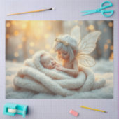 Mooie Fairy en Baby Fantasy Art Tissue Papier (Craft)