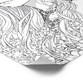 Mooie Fairy kleurstof Poster (Hoek)