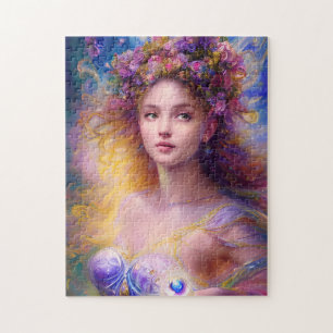 Mooie Fairy Meisje Ai Art Legpuzzel