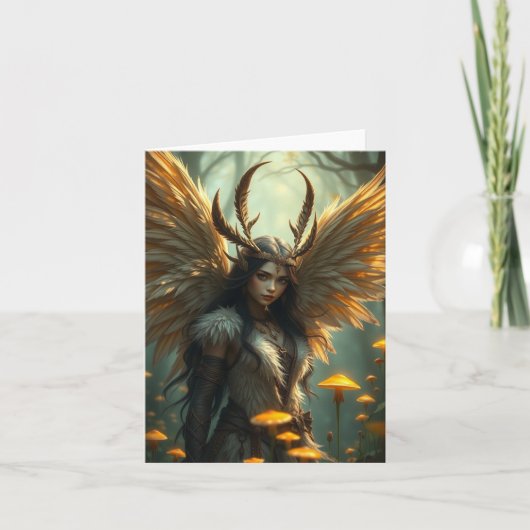 Mooie Fairy Portrait Kaart (Voorkant)