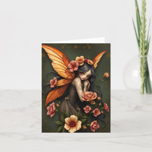 Mooie Fairy Portrait Kaart