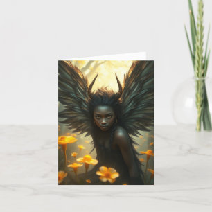 Mooie Fairy Portrait Kaart