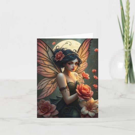 Mooie Fairy Portrait Kaart (Voorkant)