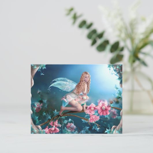 Mooie Fairy Princess Briefkaart (Staand voorkant)
