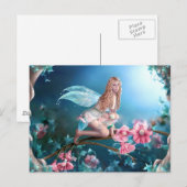 Mooie Fairy Princess Briefkaart (Voorkant / Achterkant)
