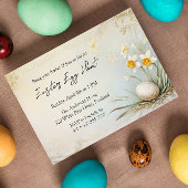 Mooie Fairy Tale horizontale Paasei Hunt Kaart